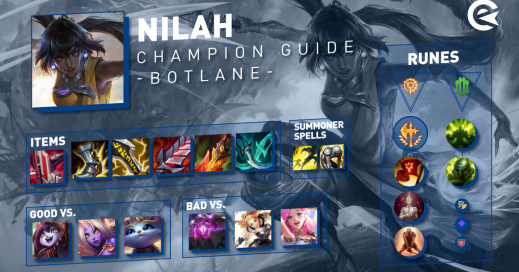 Guide Du Champion De Nilah : Constructions, Runes Et Plus - Kumundra.com