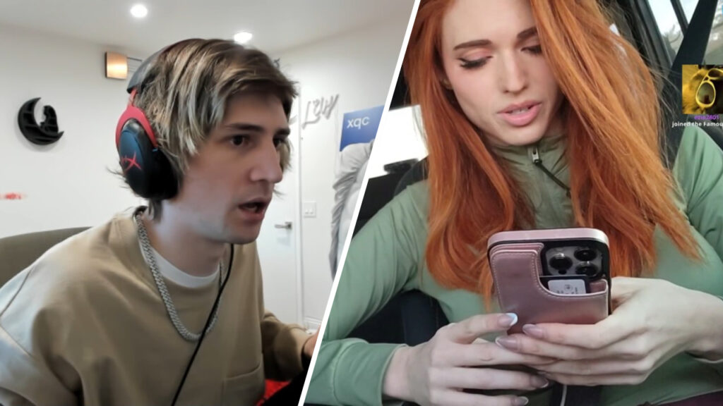 xQc a raté sa chance de sortir avec Amouranth