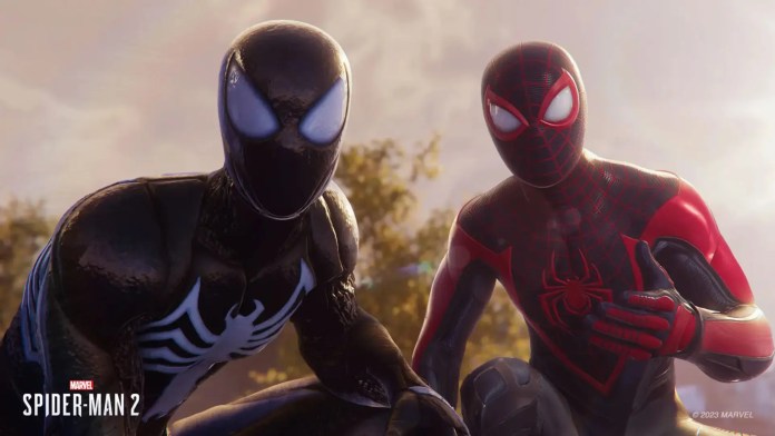 Les deux Spider-Men, travaillant ensemble.