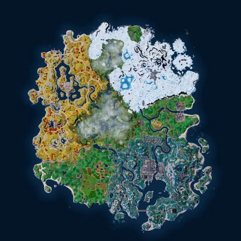 Fortnite map wilds saison 3