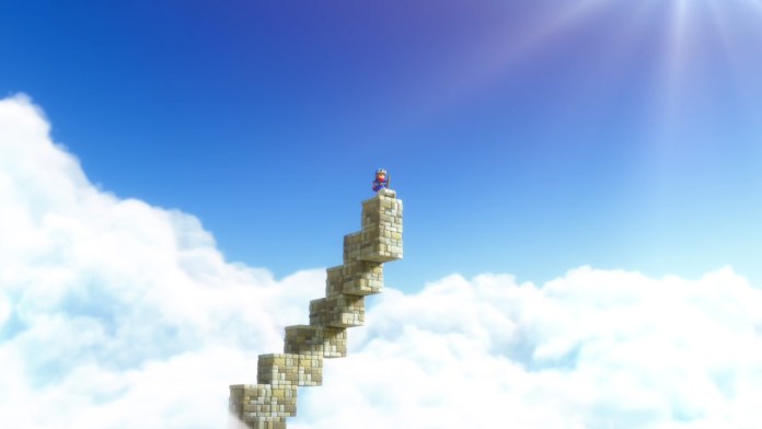 Dragon Quest Builders PC - Ouverture des escaliers du ciel cinématographique