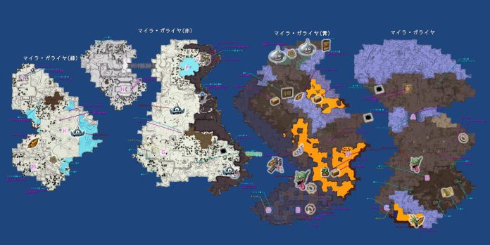 Carte du chapitre 3 de Dragon Quest Builders