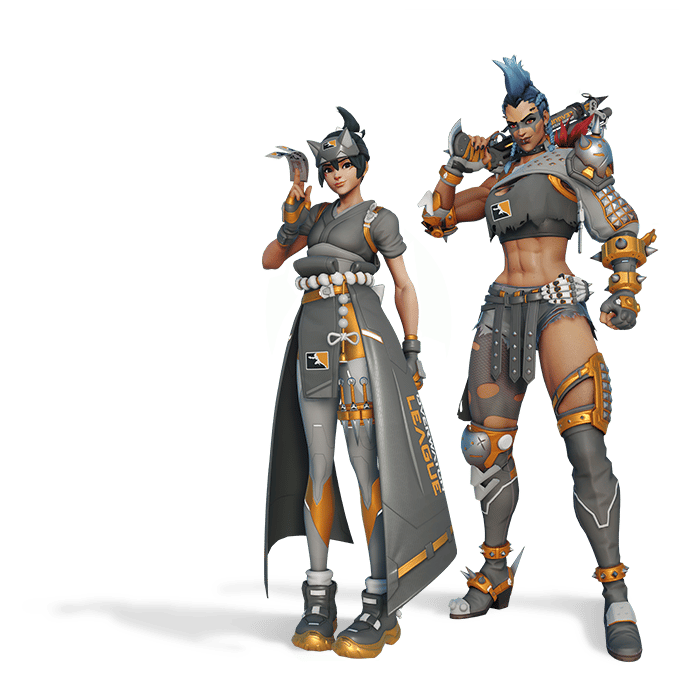 Overwatch League Skin 2022 Kiriko et Junker Queen