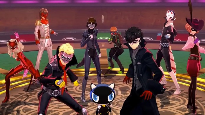 Persona 5 tous les membres du groupe se rassemblent