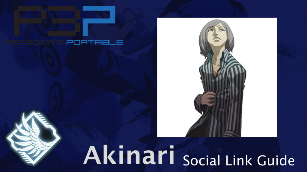 Persona 3 Portable (P3P) Akinari Social Link Soleil