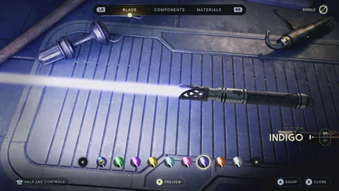 Sabre laser de survivant Jedi