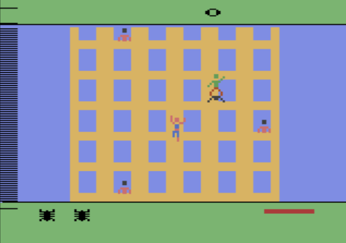 Une image du Bouffon Vert dans le jeu Atari 2600 Spider-Man, dont la référence figure dans Spider-Verse.