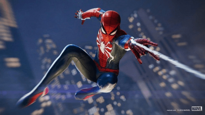 Spider-man de Spider-Man PS4 Game Web élingage