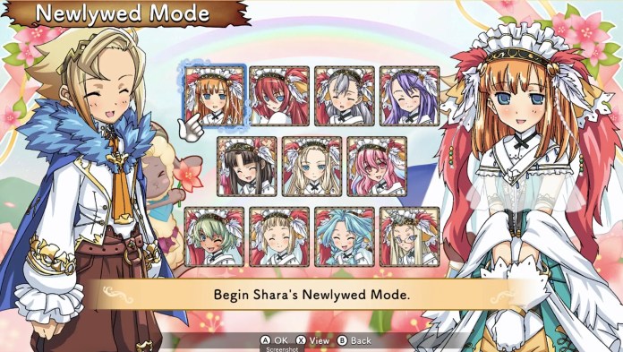 Mode spécial nouveaux mariés de Rune Factory 3