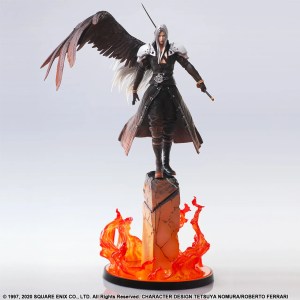 Statue de Sephiroth exposée que vous obtiendrez si vous obtenez l'édition collector de Final Fantasy 7 Rebirth