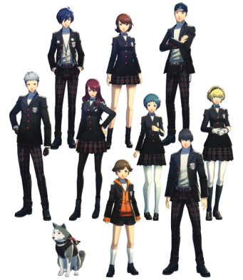 Persona 3 Reload P5R DLC Shujin Costumes 1