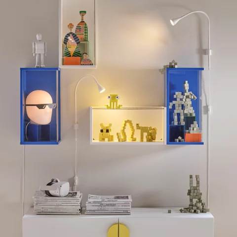 Ikea étagères objets de collection