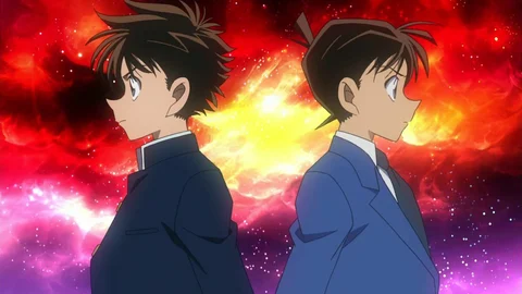 Kaito et Shinichi Conan