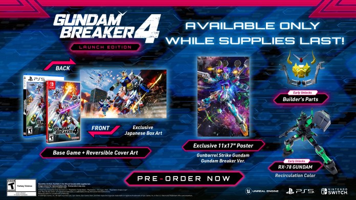 Gundam Breaker 4 édition de lancement