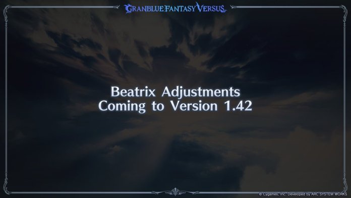 Notes de mise à jour de Granblue Fantasy contre Rising 1.42