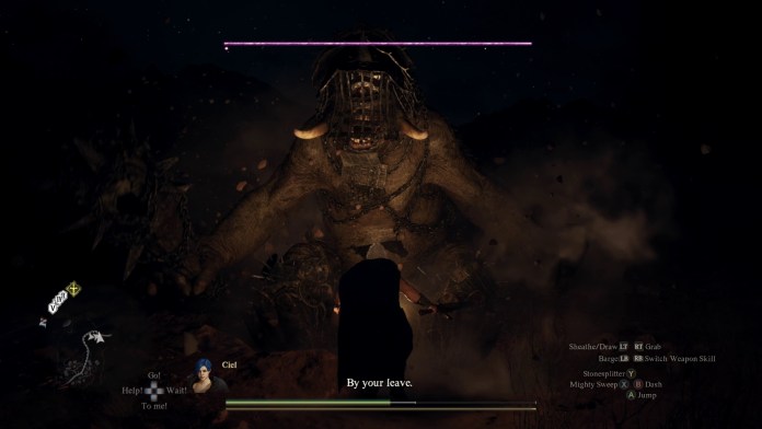 Combattre un cyclope dans Dragon's Dogma 2