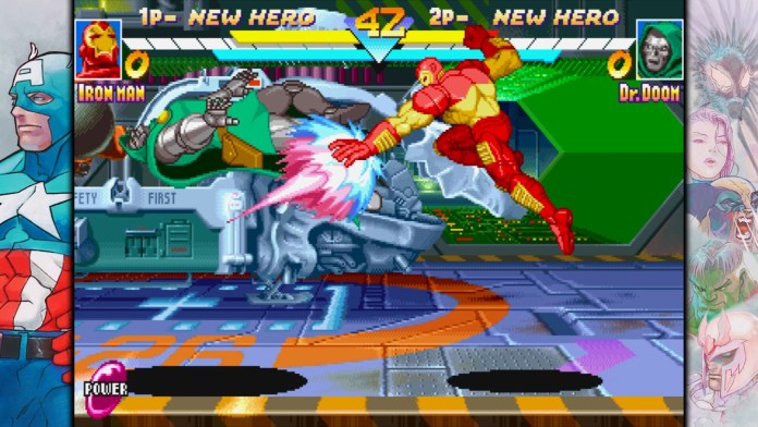 Capture d'écran de MARVEL vs. CAPCOM Fighting Collection : Arcade Classics