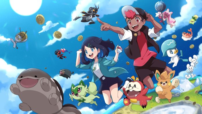 Capture d'écran de Pokémon Horizons : la série