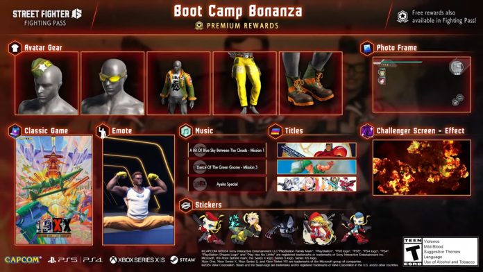 passe de combat bonanza du camp d'entraînement de Street Fighter 6